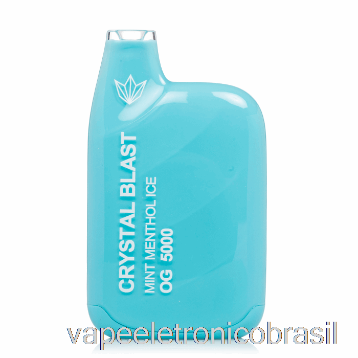 Vape Vaporesso Crystal Blast Og5000 Gelo Descartável De Menta E Mentol